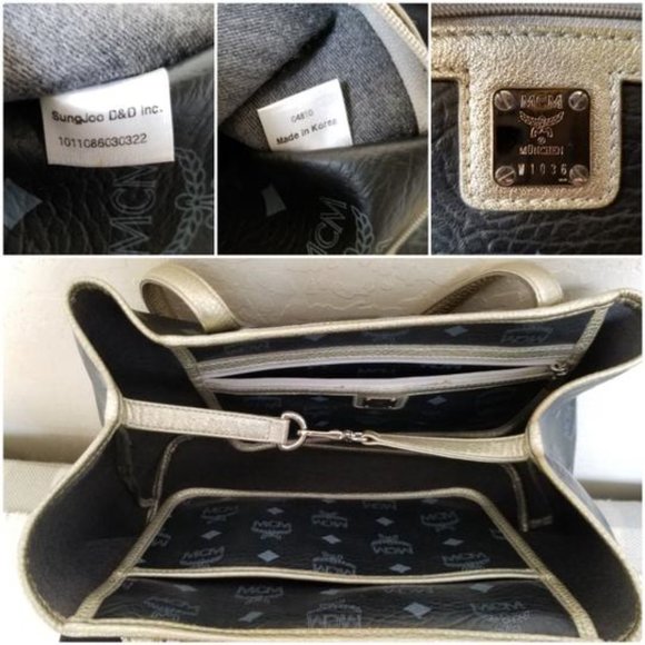 MCM With Dust Shopper Style Black Tote - Picture 3 of 8